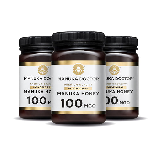 Trio Pack - 100 MGO Manuka Honey 500g