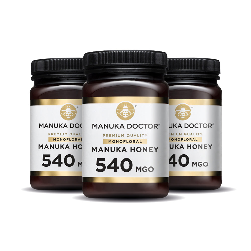 Manuka Doctor Manuka Honey 540 MGO 500g - Certified 100% New Zealand Manuka Honey