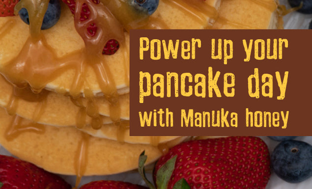 Power up your pancake day with Manuka honey