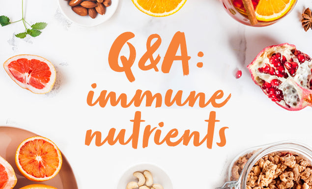 Immune nutrients - your questions answered
