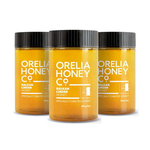 Trio Bundle - Balkan Linden Honey - Orelia Honey Co
