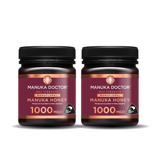 Twin Pack - 1000 MGO Manuka Honey 250g