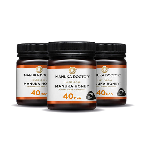 Trio Pack - 40 MGO Manuka Honey 250g