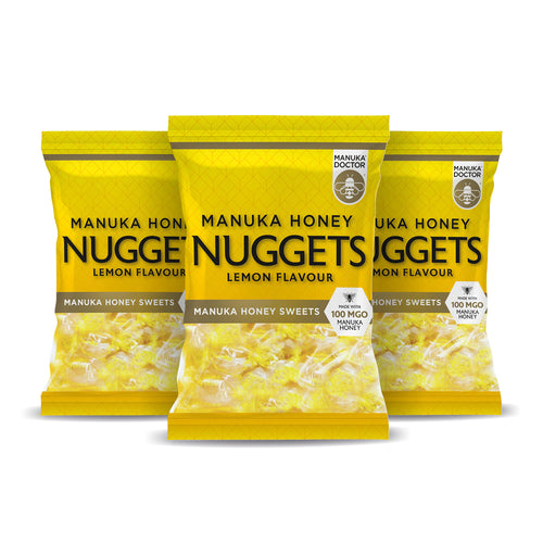 Trio Pack - Manuka Honey Nuggets - Lemon Flavour - BBE December 2026